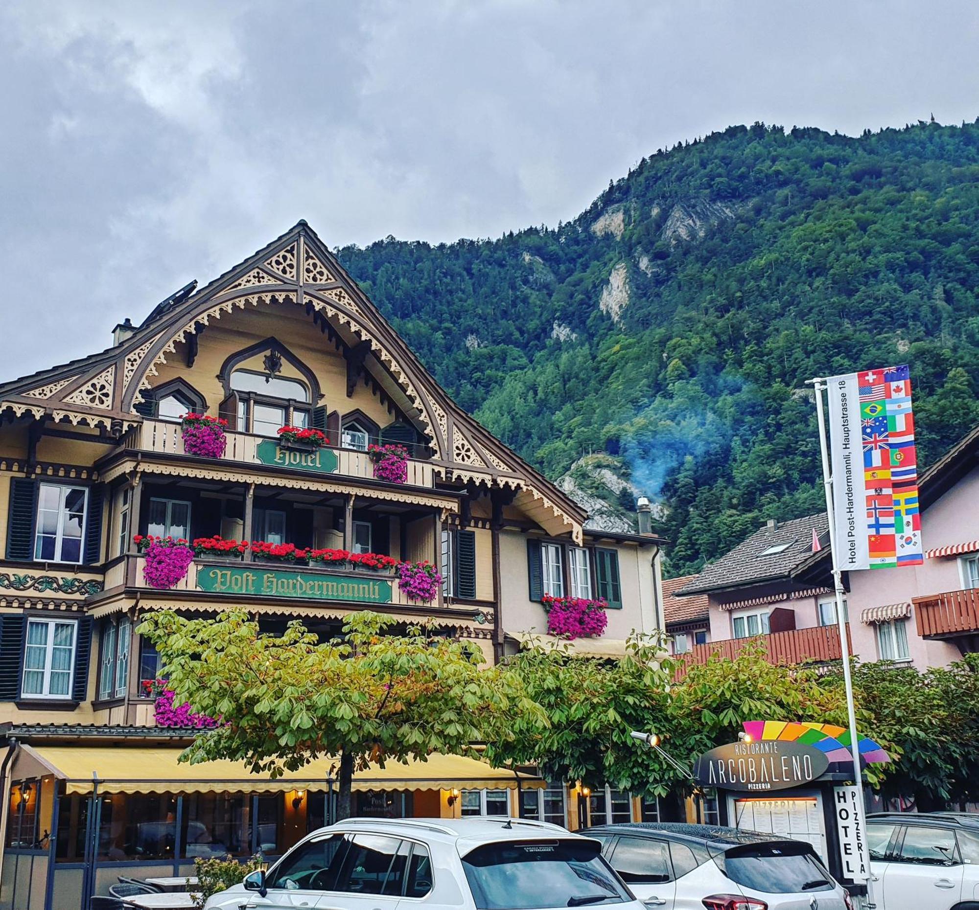 Post Hardermannli Hotel Unterseen Екстериор снимка