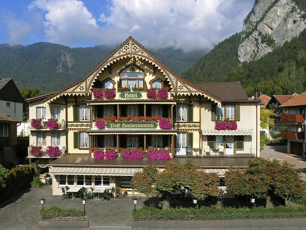 Post Hardermannli Hotel Unterseen Екстериор снимка